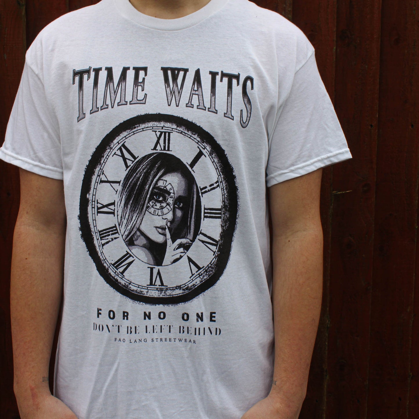 Time Waits For No One - Front Print