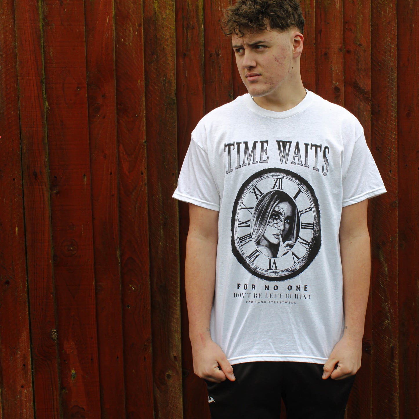 Time Waits For No One - Front Print